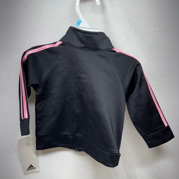 Adidas Baby Track Suit - 6 Months - Black and Pink - Picture 6 of 11